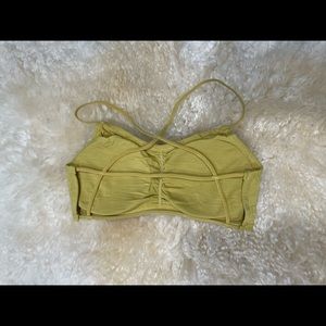 Ruched Open Back Sports bra